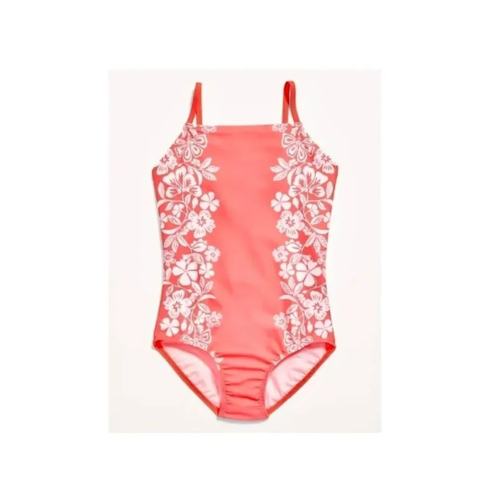 Old Navy Coral Swimsuit for Girls Size L